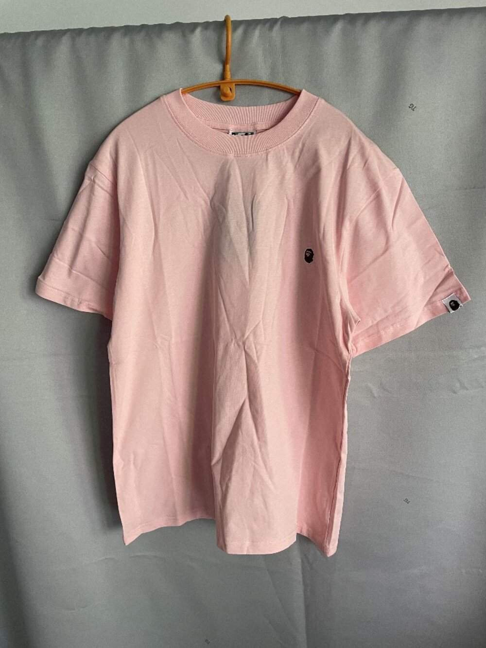 Bape By Bathing ApeShirt Pink Pocket Tee